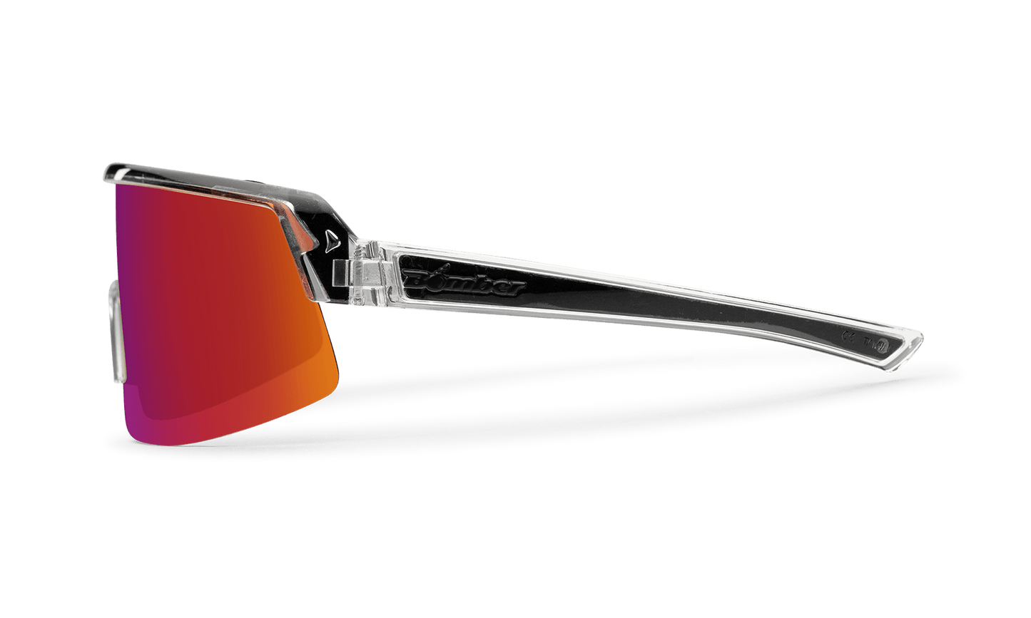 BOMB RIPPA Safety - Revo Red Mirror Crystal - Safety Glasses - Bomber Eyewear - BRP104RM