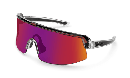 BOMB RIPPA Safety - Revo Red Mirror Crystal - Safety Glasses - Bomber Eyewear - BRP104RM