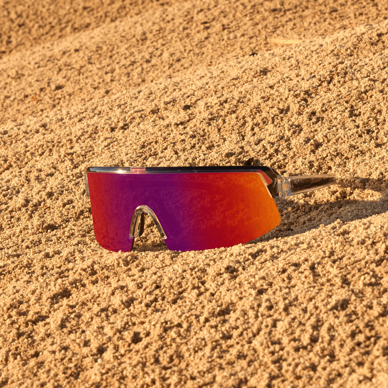 BOMB RIPPA Safety - Revo Red Mirror Crystal - Safety Glasses - Bomber Eyewear - BRP104RM