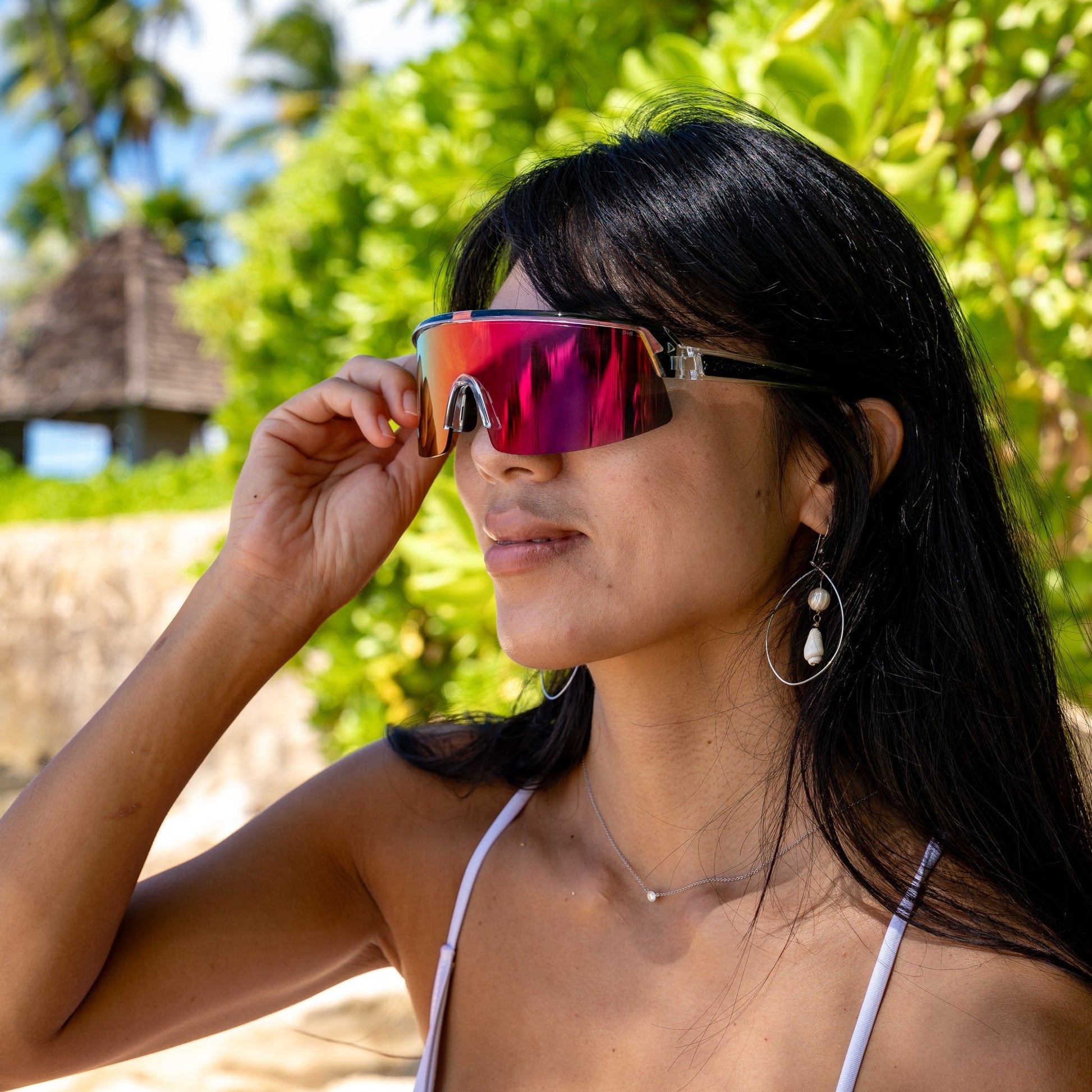 BOMB RIPPA Safety - Revo Red Mirror Crystal - Safety Glasses - Bomber Eyewear - BRP104RM