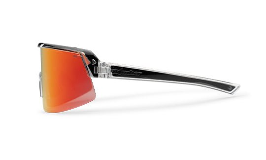 BOMB RIPPA Safety - Revo Red Mirror Crystal - Safety Glasses - Bomber Eyewear - BRP104RM