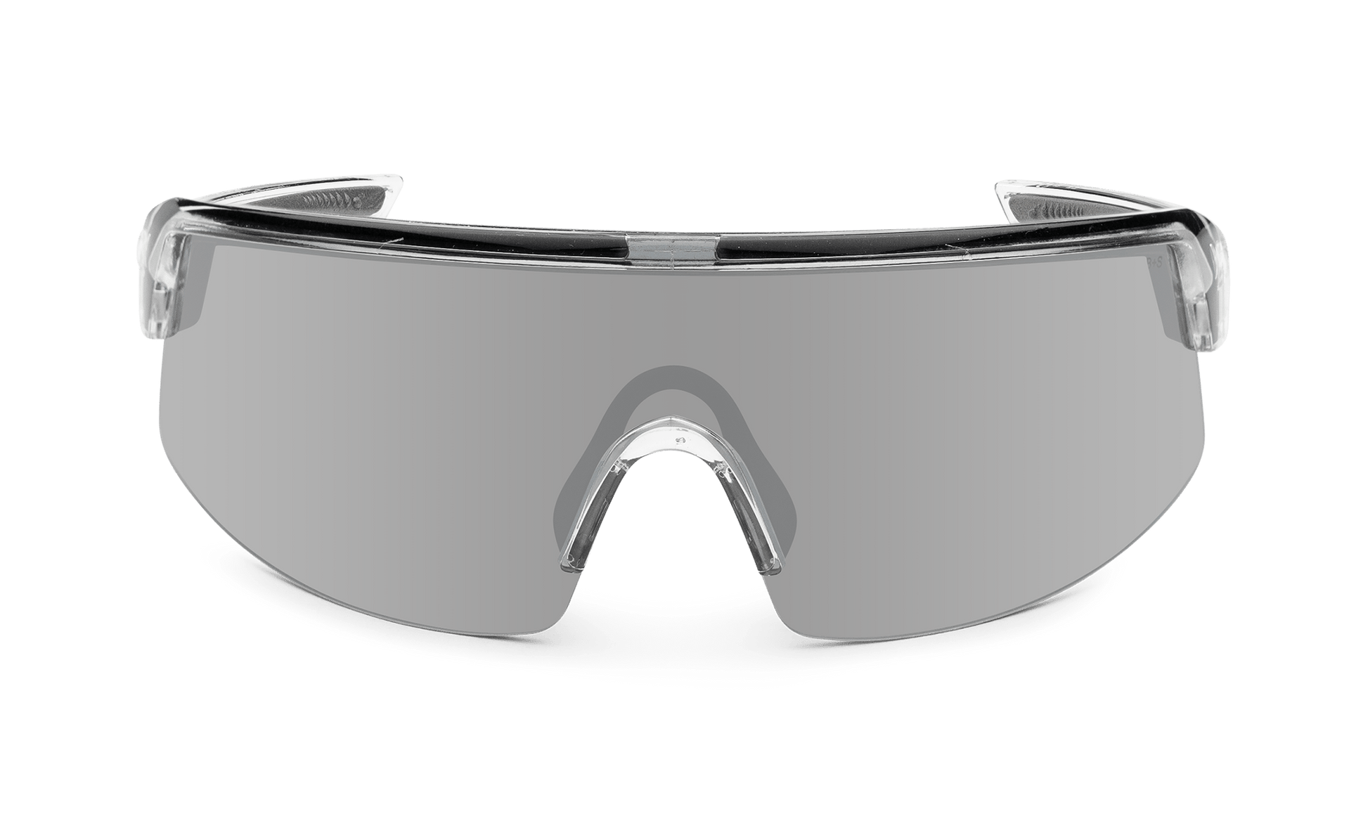 BOMB RIPPA Safety - Silver Mirror Crystal - Safety Glasses - Bomber Eyewear - BRP104