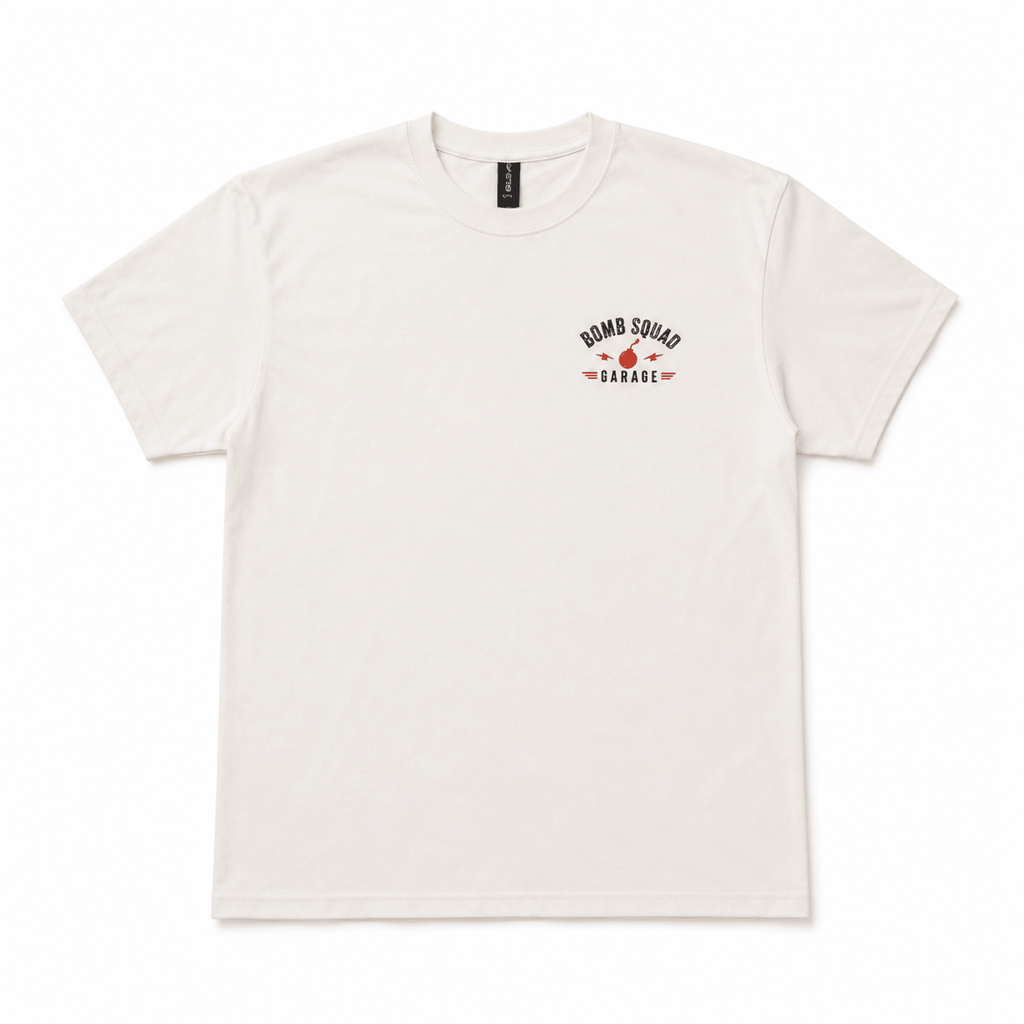 BOMB SQUAD GARAGE SS T-SHIRT - Bomber Eyewear - TS-WHT-SS-GARAGE-M