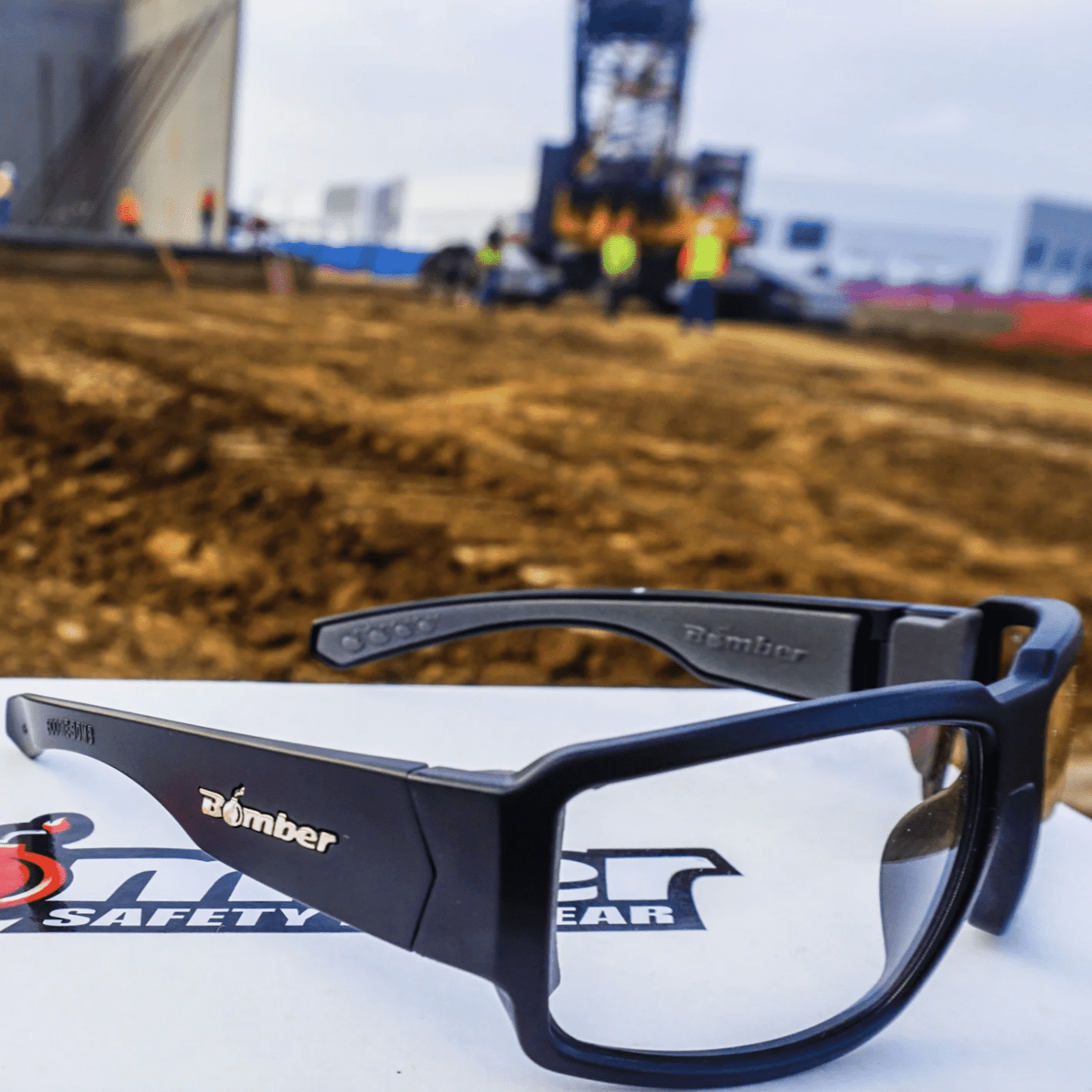 BOOGIE Safety - Bifocals Clear - Safety Glasses - Bomber Eyewear - BG101BF1.5