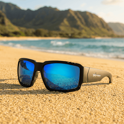 BOOGIE Safety - Blue Mirror - Safety Glasses - Bomber Eyewear - BG103BM