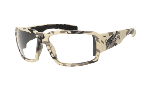 BOOGIE Safety - Clear Camo - Safety Glasses - Bomber Eyewear - BG106C