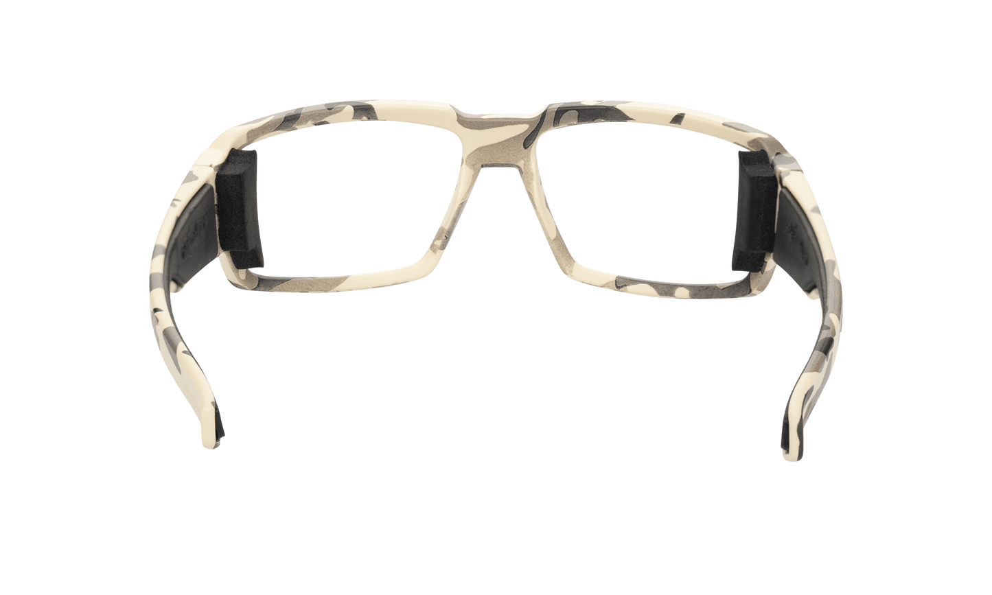 BOOGIE Safety - Clear Camo - Safety Glasses - Bomber Eyewear - BG106C