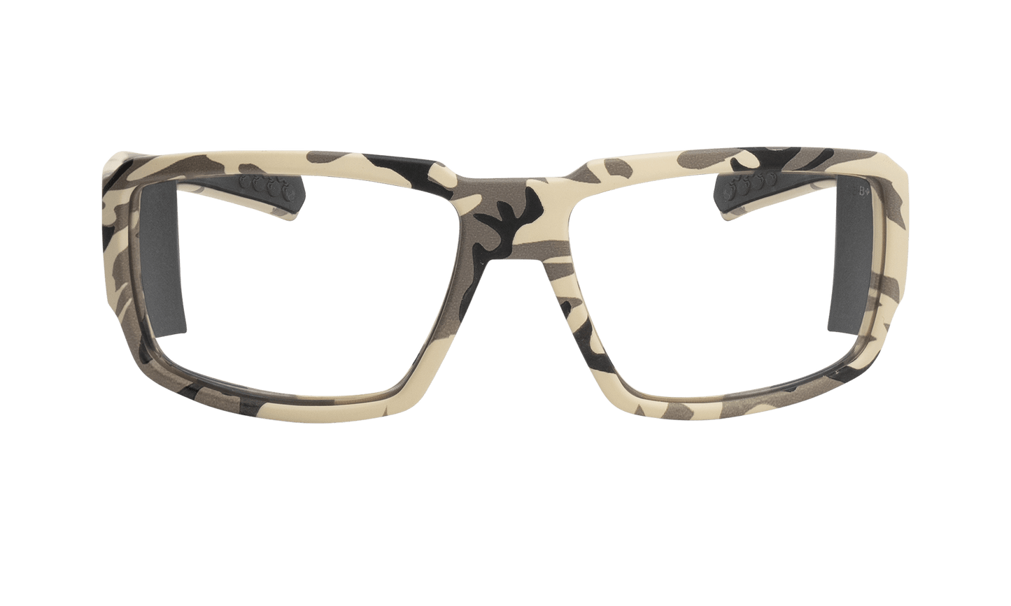 BOOGIE Safety - Clear Camo - Safety Glasses - Bomber Eyewear - BG106C