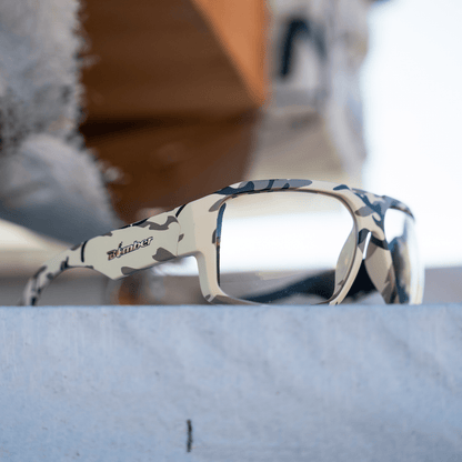 BOOGIE Safety - Clear Camo - Safety Glasses - Bomber Eyewear - BG106C