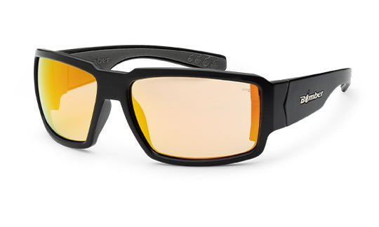 BOOGIE Safety - Photochromic Fire Red Orange Mirror - Safety Glasses - Bomber Eyewear - BG201OR