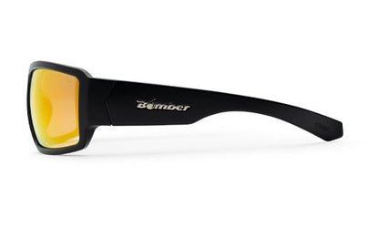 BOOGIE Safety - Photochromic Fire Red Orange Mirror - Safety Glasses - Bomber Eyewear - BG201OR