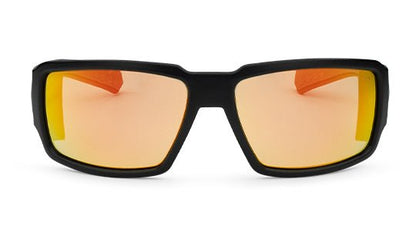 BOOGIE Safety - Photochromic Fire Red Orange Mirror - Safety Glasses - Bomber Eyewear - BG201OR