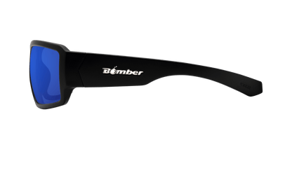 BOOGIE Safety - Polarized Blue Mirror - Safety Glasses - Bomber Eyewear - BG111BM