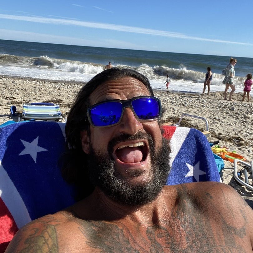 BOOGIE Safety - Polarized Blue Mirror Crystal - Safety Glasses - Bomber Eyewear - BG114BM