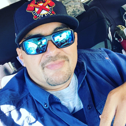 BOOGIE Safety - Polarized Blue Mirror - Safety Glasses - Bomber Eyewear - BG111BM