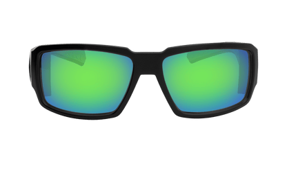 BOOGIE Safety - Polarized Green Mirror Black - Safety Glasses - Bomber Eyewear - BG111GM