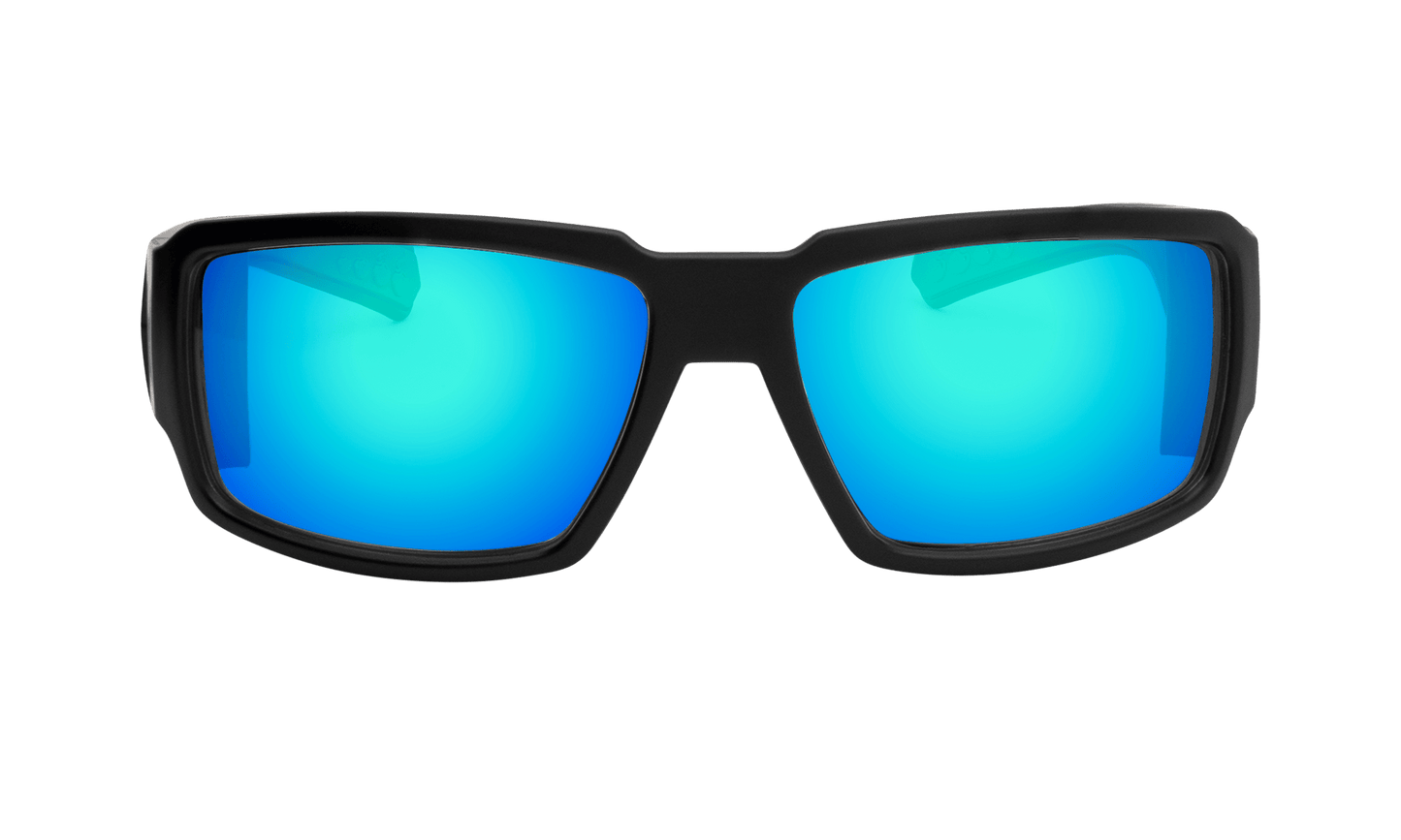 BOOGIE Safety - Polarized Ice Blue Mirror - Safety Glasses - Bomber Eyewear - BG111ICE