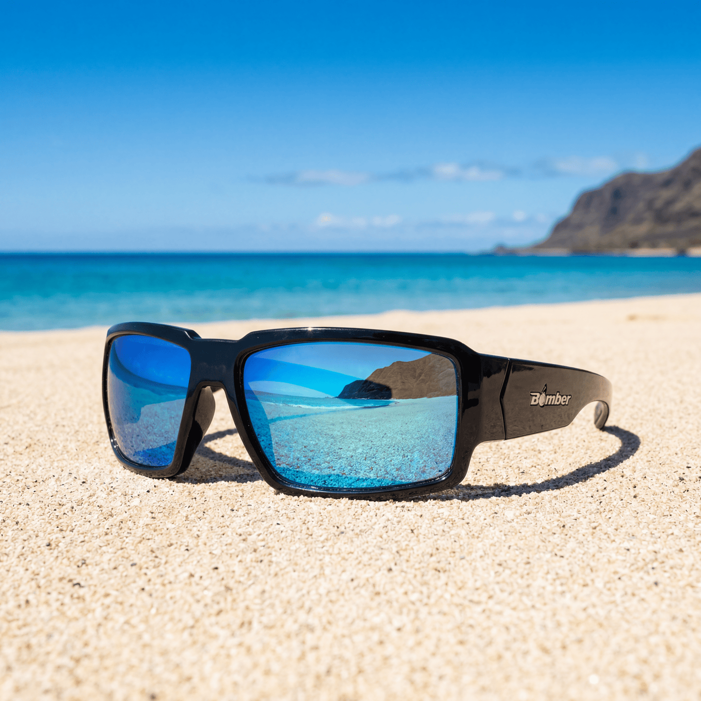 BOOGIE Safety - Polarized Ice Blue Mirror - Safety Glasses - Bomber Eyewear - BG111ICE