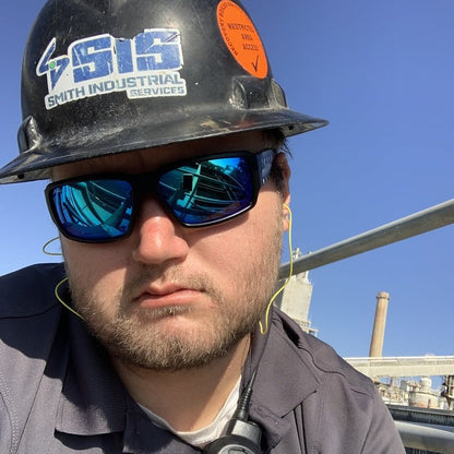 BOOGIE Safety - Polarized Ice Blue Mirror - Safety Glasses - Bomber Eyewear - BG111ICE