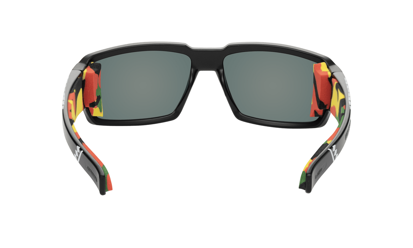 BOOGIE Safety - Polarized Red Mirror Mana Series - Safety Glasses - Bomber Eyewear - BG111RMRSTAM