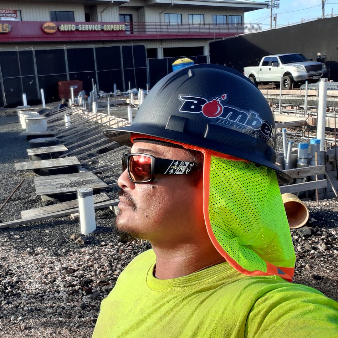 BOOGIE Safety - Polarized Red Mirror Mana Series - Safety Glasses - Bomber Eyewear - BG111RMRSTAM