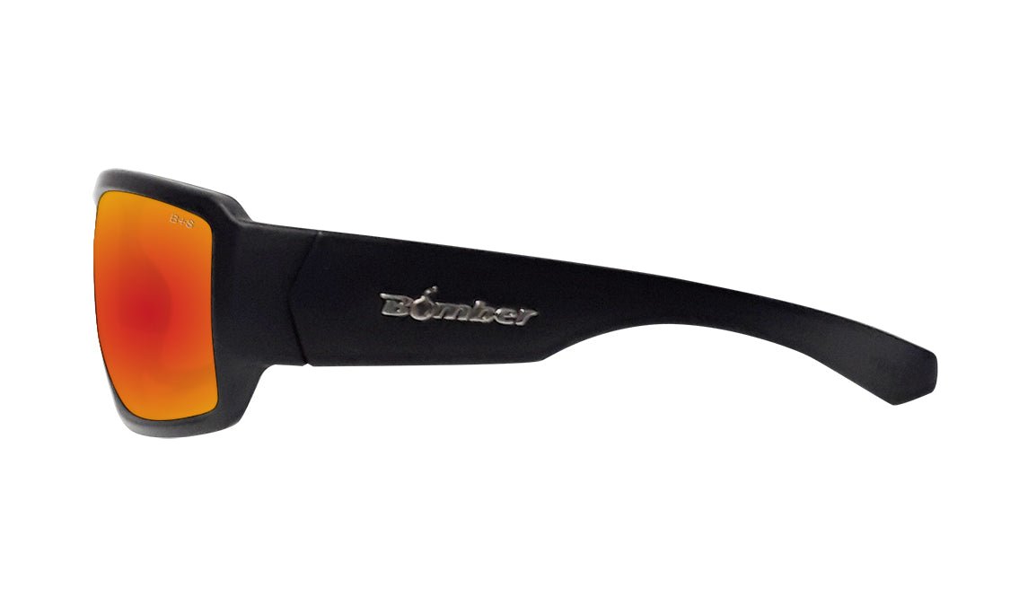 BOOGIE Safety - Polarized Red Mirror - Safety Glasses - Bomber Eyewear - BG111RM
