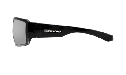 BOOGIE Safety - Polarized Silver Mirror Crystal - Safety Glasses - Bomber Eyewear - BG114