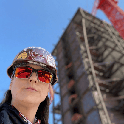 BOOGIE Safety - Red Mirror Crystal - Safety Glasses - Bomber Eyewear - BG104RMRF-3