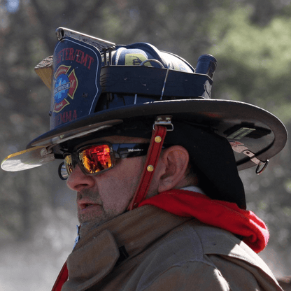 BOOGIE Safety - Red Mirror Crystal - Safety Glasses - Bomber Eyewear - BG104RMRF-3