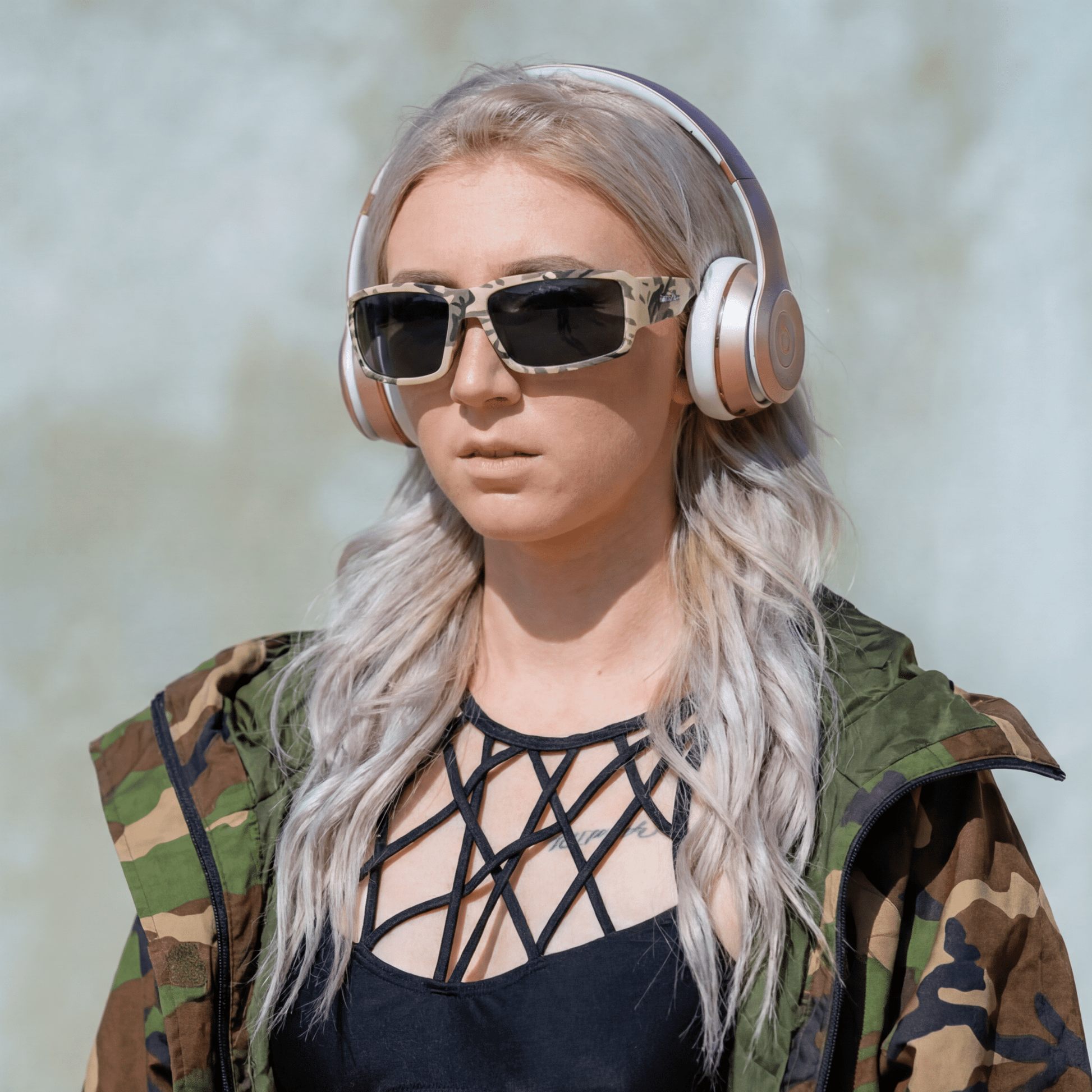 BOOGIE Safety - Smoke Camo - Safety Glasses - Bomber Eyewear - BG106S