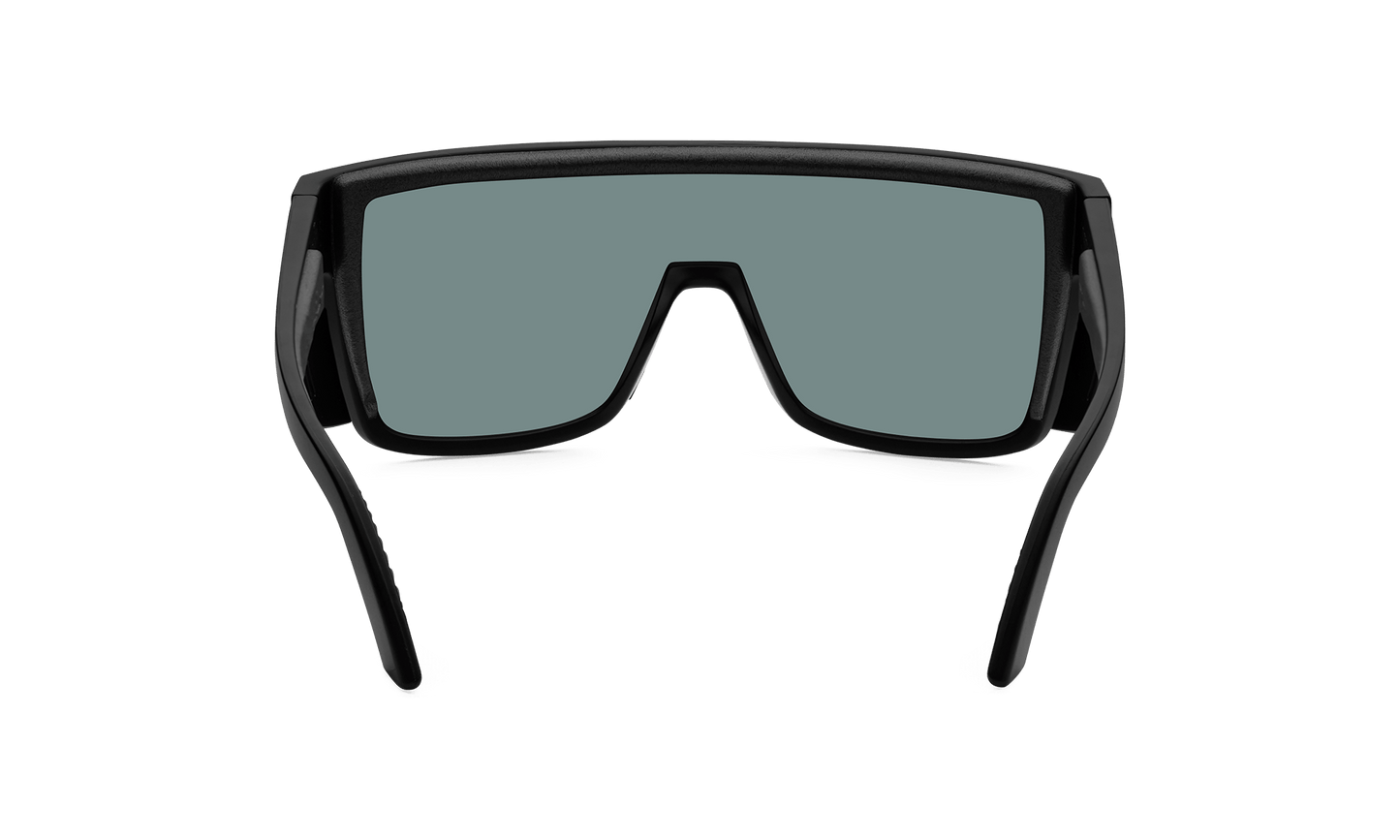 BUZZ Bomb Safety - Fire Red Mirror - Safety Glasses - Bomber Eyewear - BZ103RM