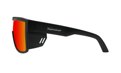 BUZZ Bomb Safety - Fire Red Mirror - Safety Glasses - Bomber Eyewear - BZ103RM