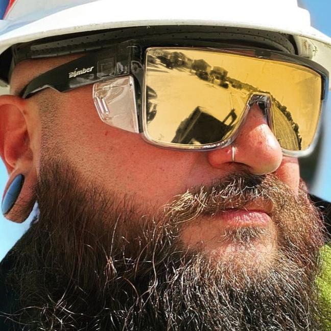 BUZZ Bomb Safety - Gold - Safety Glasses - Bomber Eyewear - BZ104GLD
