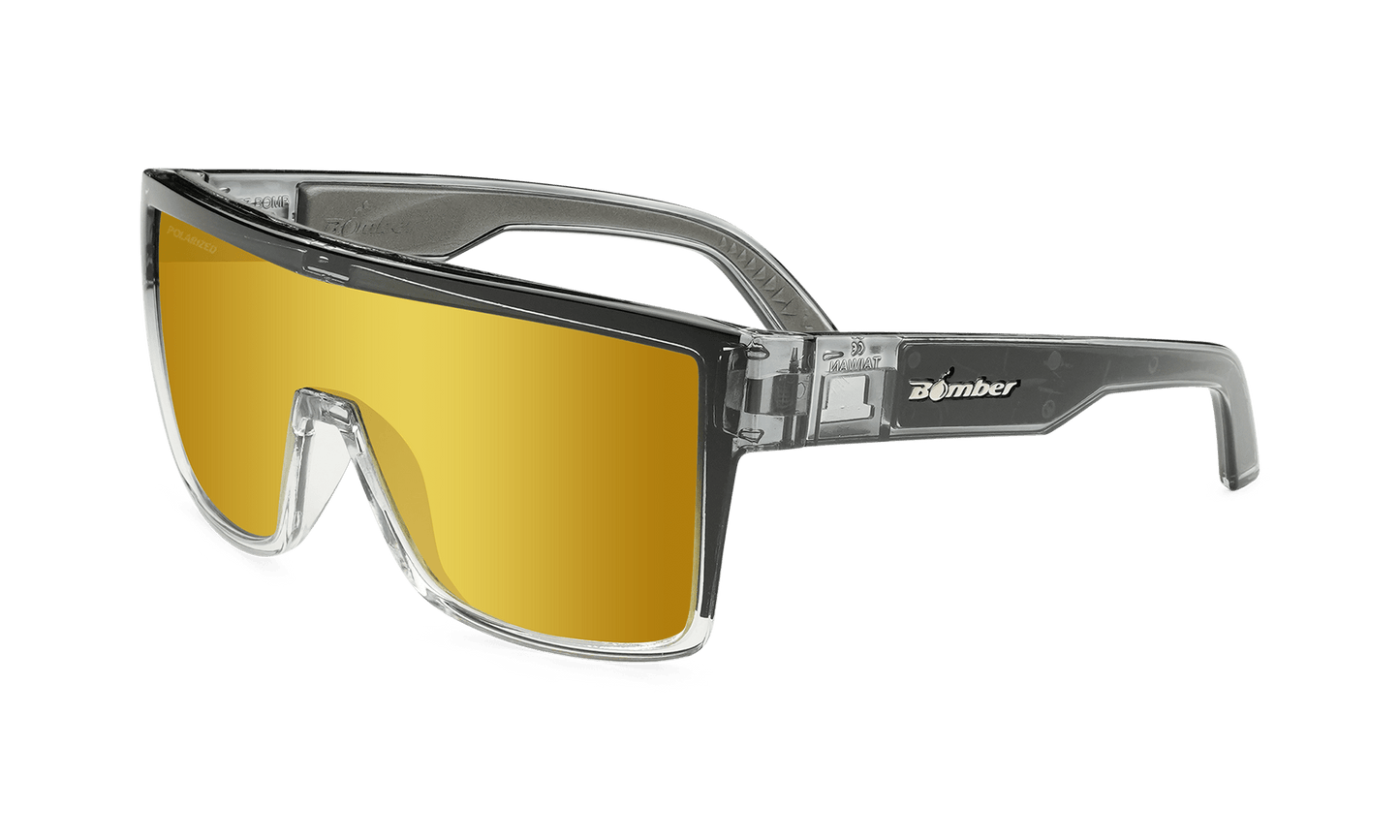 BUZZ Bomb Safety - Gold - Safety Glasses - Bomber Eyewear - BZ104GLD