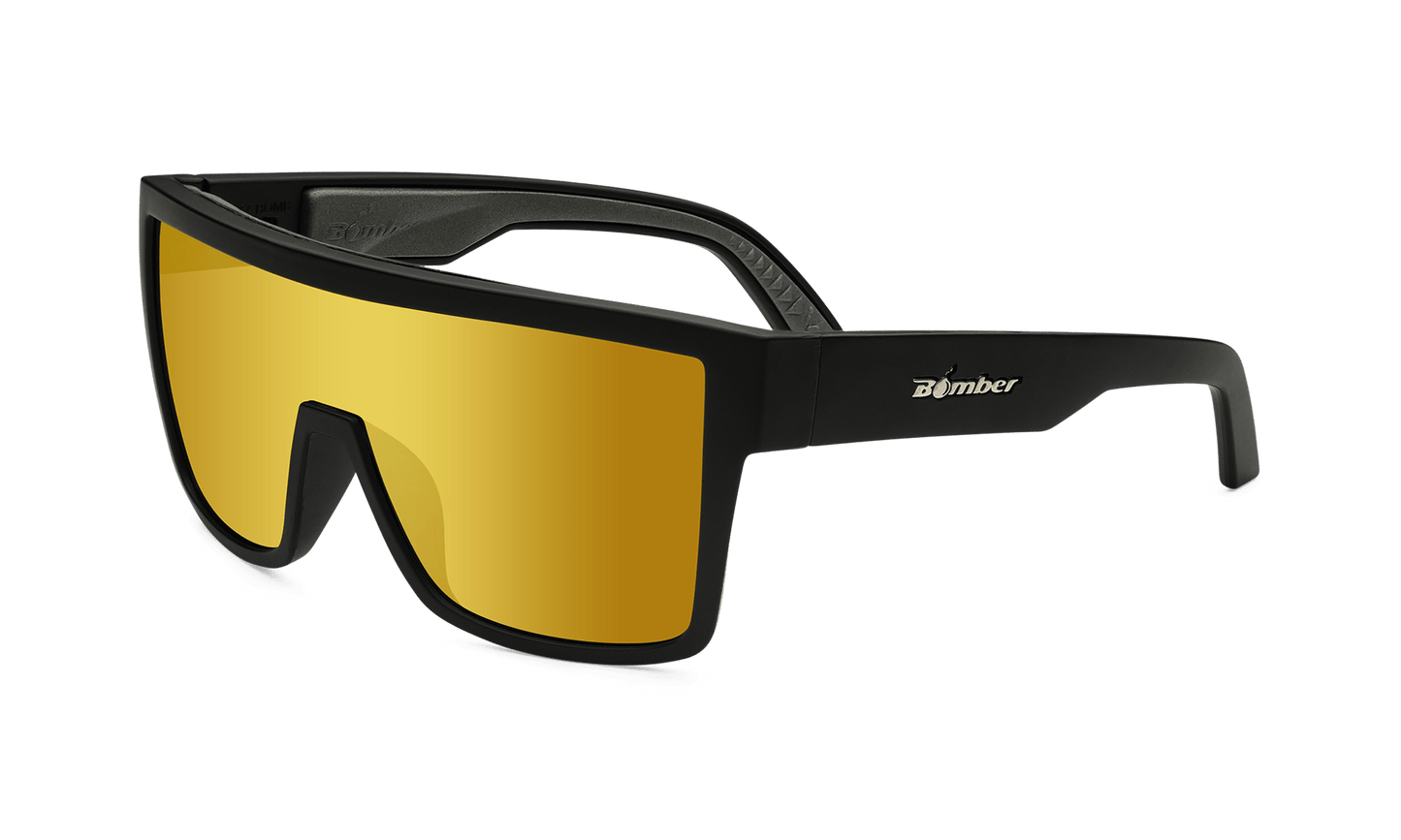 BUZZ Bomb Safety - Gold Mirror - Safety Glasses - Bomber Eyewear - BZ103GLD