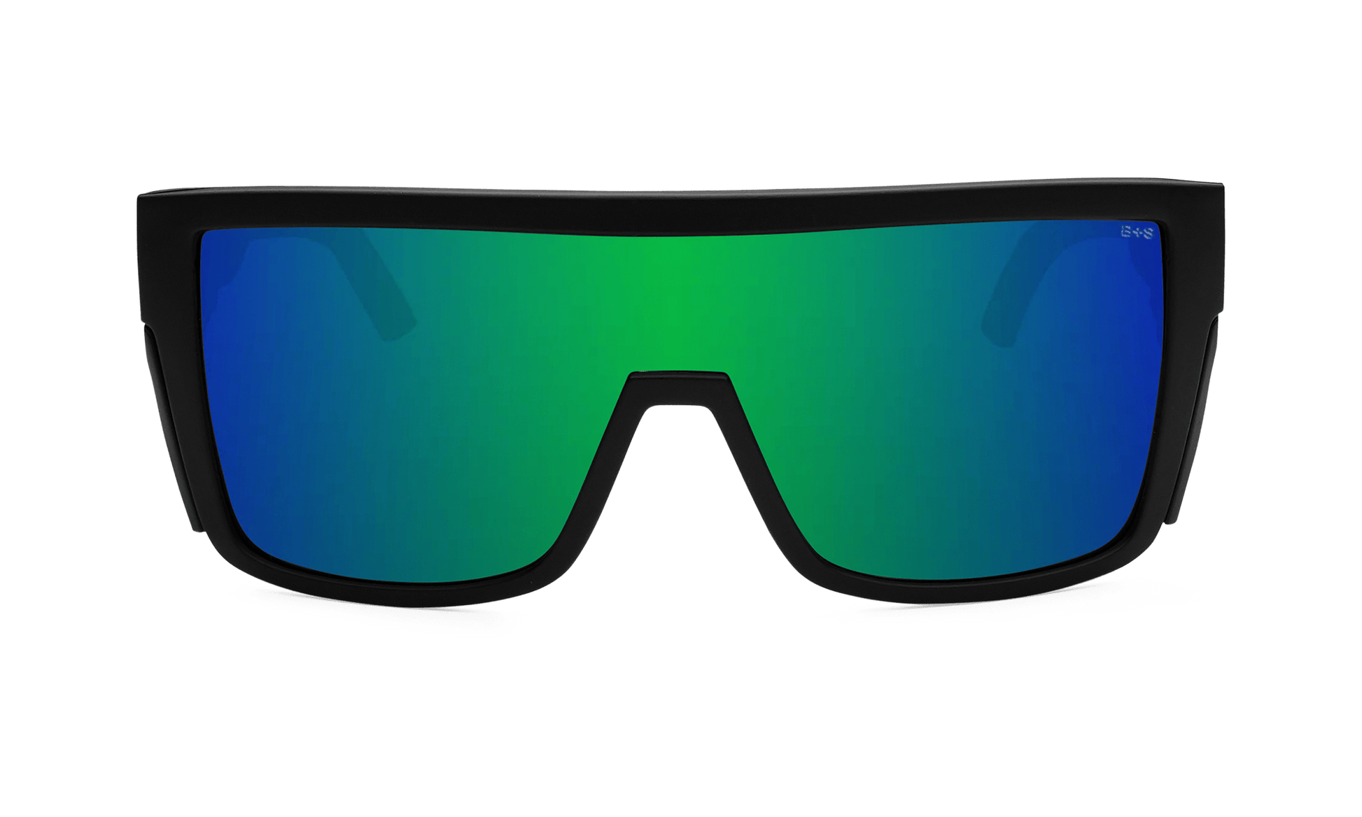 BUZZ Bomb Safety - Green Mirror - Safety Glasses - Bomber Eyewear - BZ103GM