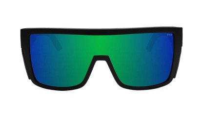 BUZZ Bomb Safety - Green Mirror - Safety Glasses - Bomber Eyewear - BZ103GM