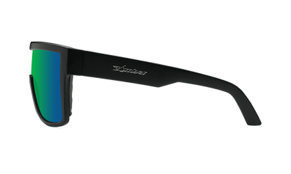 BUZZ Bomb Safety - Green Mirror - Safety Glasses - Bomber Eyewear - BZ103GM