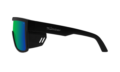 BUZZ Bomb Safety - Green Mirror - Safety Glasses - Bomber Eyewear - BZ103GM