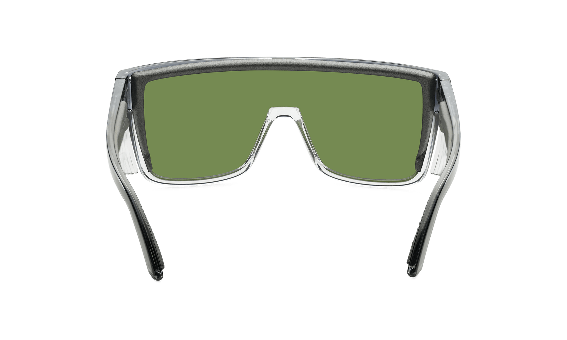 BUZZ Bomb Safety - Green Mirror Crystal - Safety Glasses - Bomber Eyewear - BZ104GM