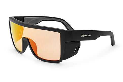 BUZZ Bomb Safety - Photochromic Fire Red Orange Mirror - Safety Glasses - Bomber Eyewear - BZ201OR