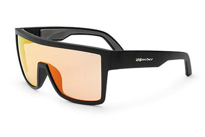 BUZZ Bomb Safety - Photochromic Fire Red Orange Mirror - Safety Glasses - Bomber Eyewear - BZ201OR