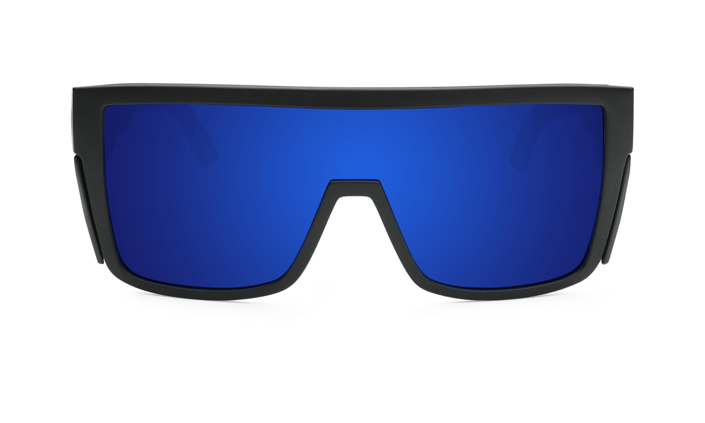 BUZZ Bomb Safety - Polarized Blue Mirror - Safety Glasses - Bomber Eyewear - BZ111BM