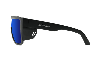 BUZZ Bomb Safety - Polarized Blue Mirror - Safety Glasses - Bomber Eyewear - BZ111BM