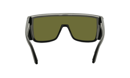 BUZZ Bomb Safety - Polarized Blue Mirror - Safety Glasses - Bomber Eyewear - BZ111BM