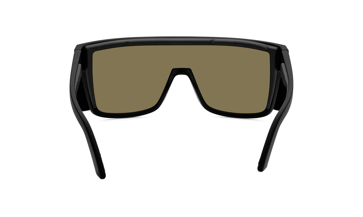 BUZZ Bomb Safety - Polarized Fire Red Mirror - Safety Glasses - Bomber Eyewear - BZ111RM