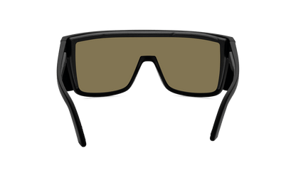 BUZZ Bomb Safety - Polarized Fire Red Mirror - Safety Glasses - Bomber Eyewear - BZ111RM