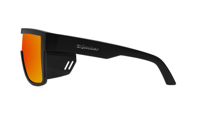 BUZZ Bomb Safety - Polarized Fire Red Mirror - Safety Glasses - Bomber Eyewear - BZ111RM