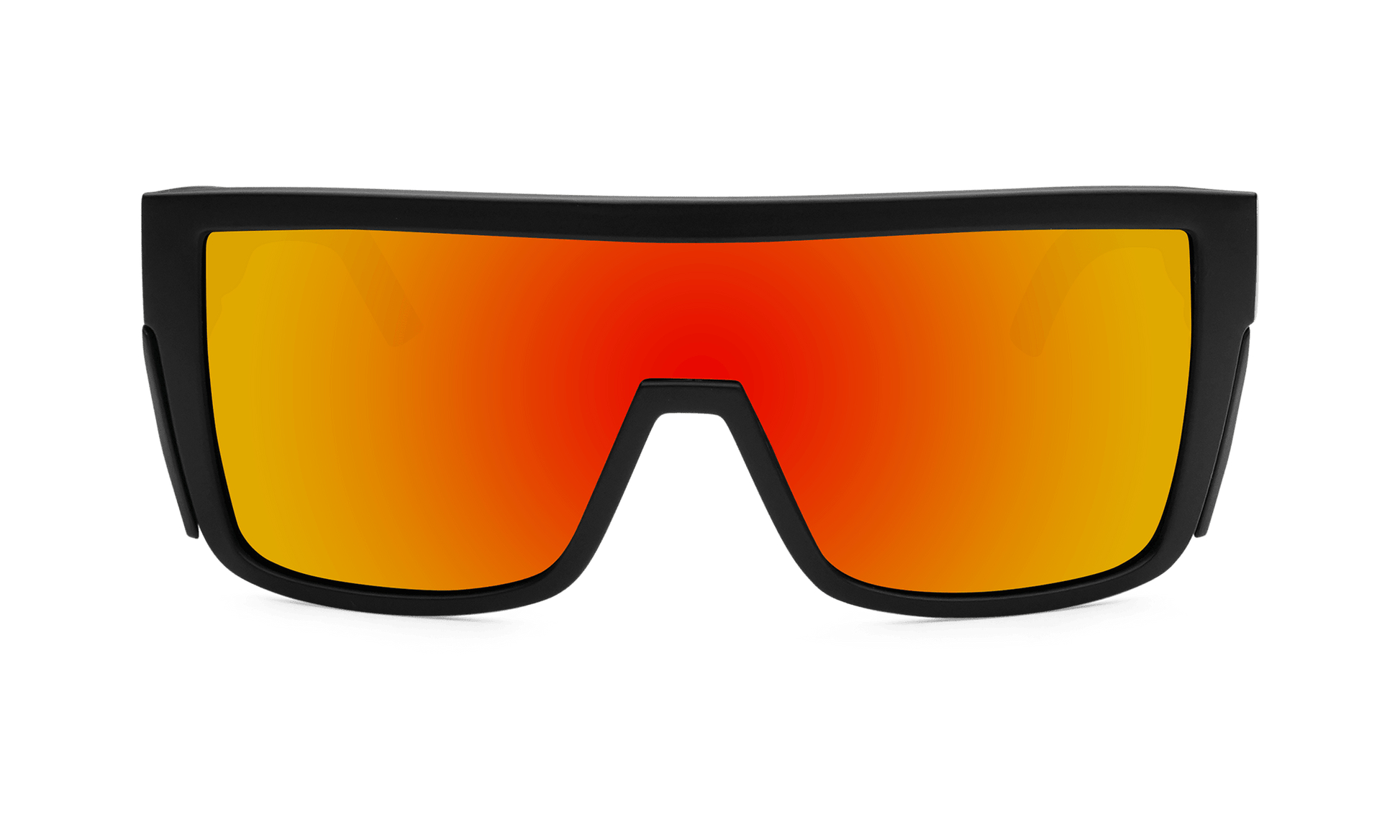 BUZZ Bomb Safety - Polarized Fire Red Mirror - Safety Glasses - Bomber Eyewear - BZ111RM