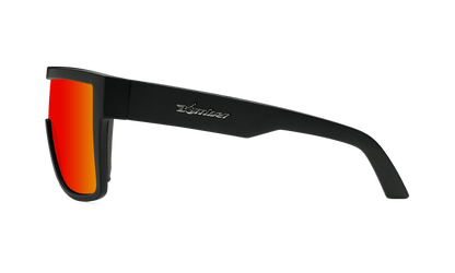 BUZZ Bomb Safety - Polarized Fire Red Mirror - Safety Glasses - Bomber Eyewear - BZ111RM